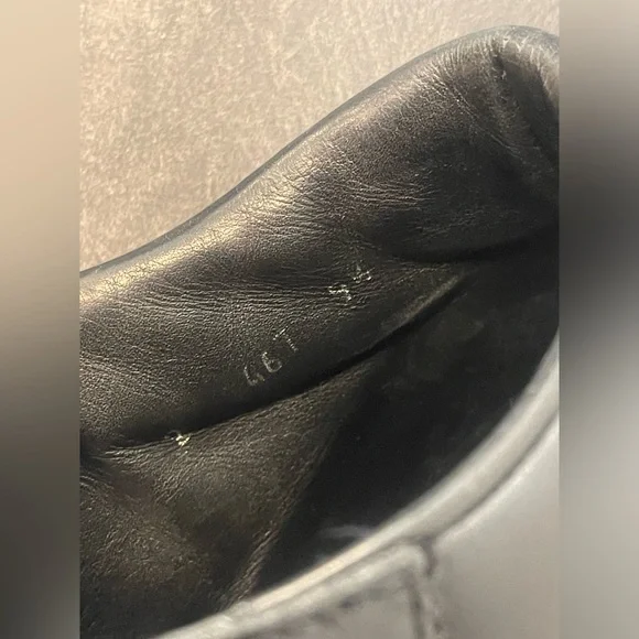 RARE Authentic Prada SS2000 leather men lace up boots shoes Sz 9 US 10 Y2K vtg - Picture 7 of 10